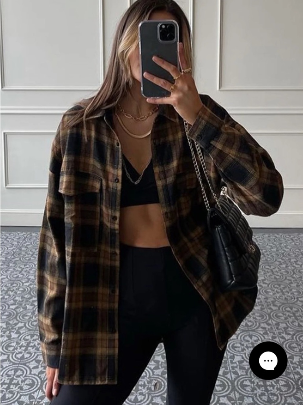 Brown plaid shirt by 12th Tribe NWT
